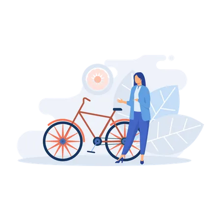 E-bike  Illustration