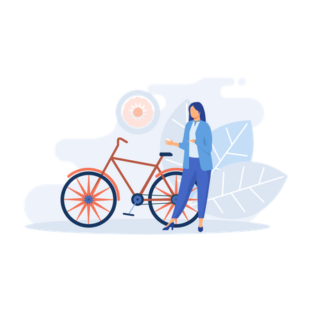 E-bike  Illustration