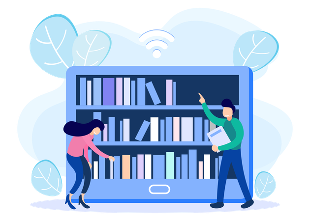 E Books Collection  일러스트레이션