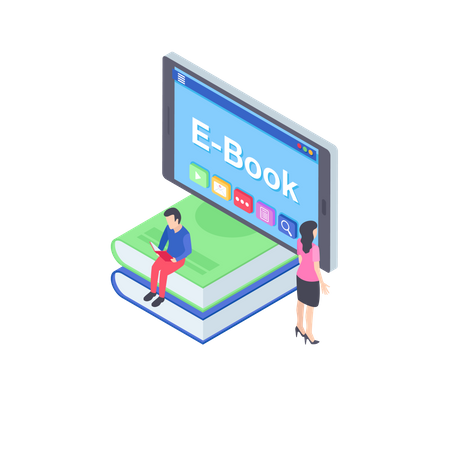 E-books  Illustration