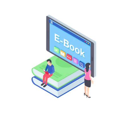 E-books  Illustration