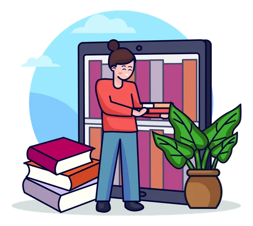 E-books  Illustration