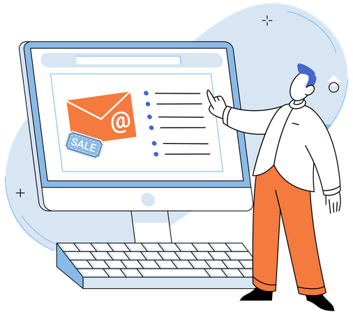 E businesses utilize email marketing to drive customer engagement and sales  Illustration