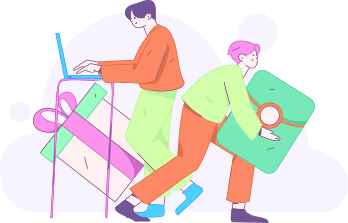 E-Commerce-Anwendung  Illustration