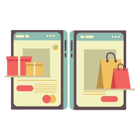 E-Commerce-App  Illustration