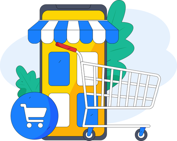 E-commerce application  Illustration