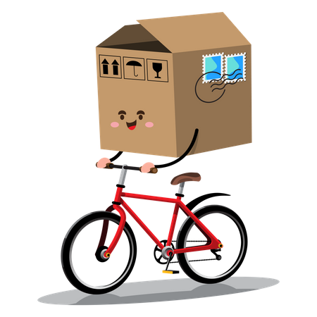 E-commerce delivery service Illustration