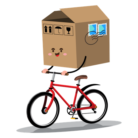 E-commerce delivery service  Illustration