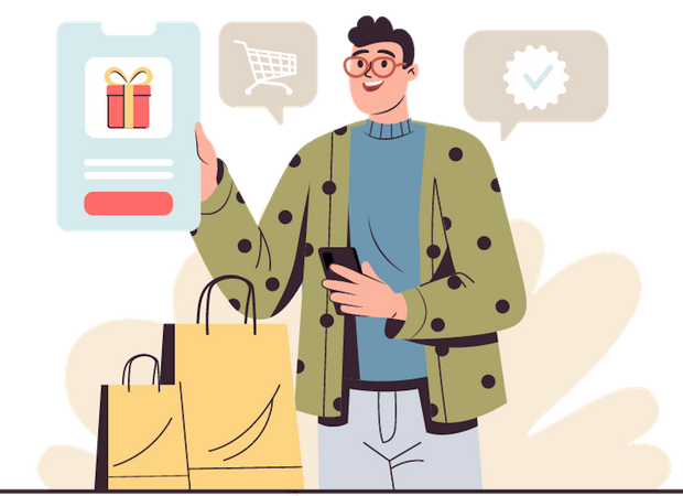 E - commerce  Illustration