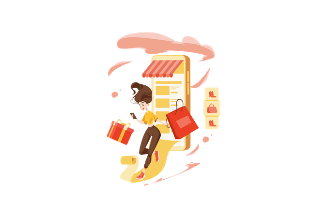 E-Commerce  Illustration