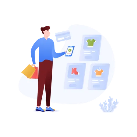 E Commerce  Illustration