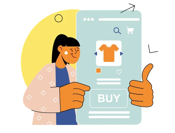 E Commerce  Illustration