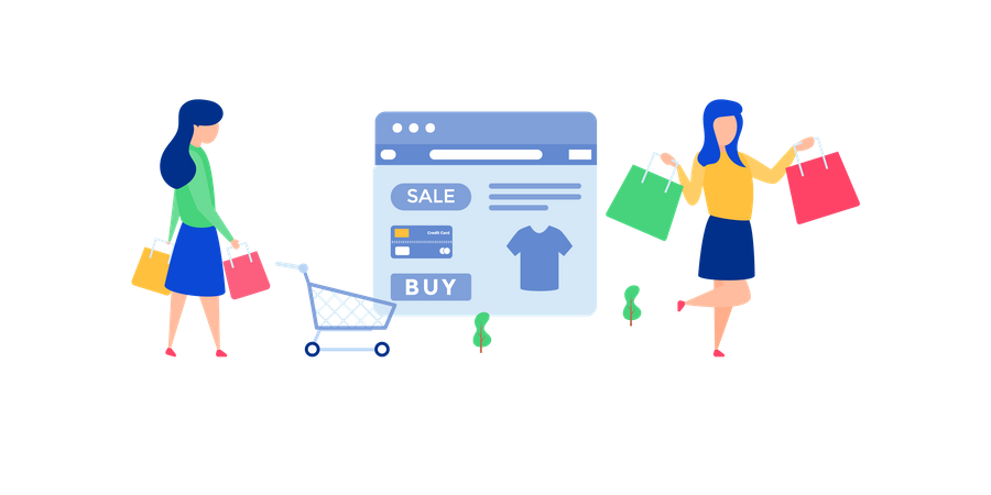 E-commerce  Illustration