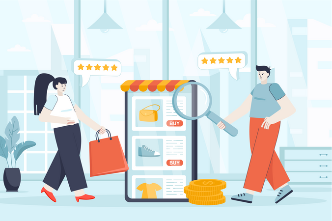 E-commerce  Illustration