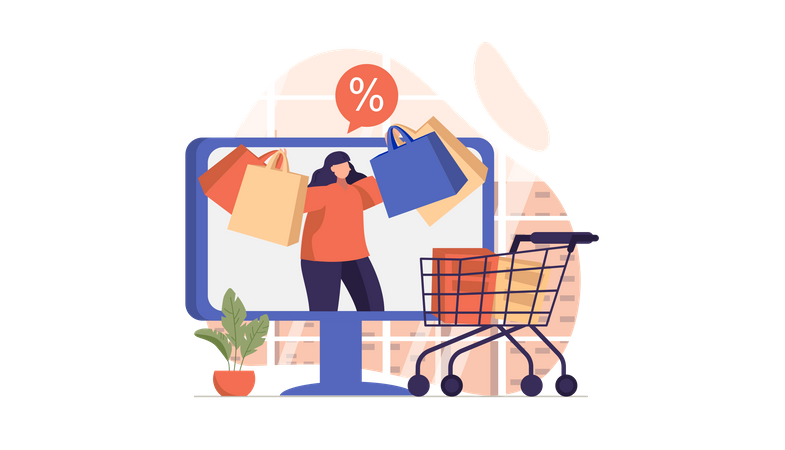 E-commerce  Illustration