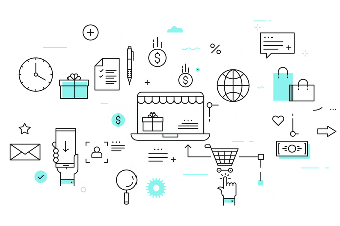 E-commerce  Illustration