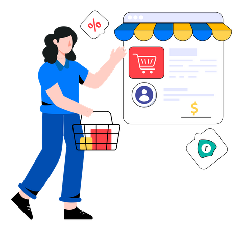 E-commerce  Illustration