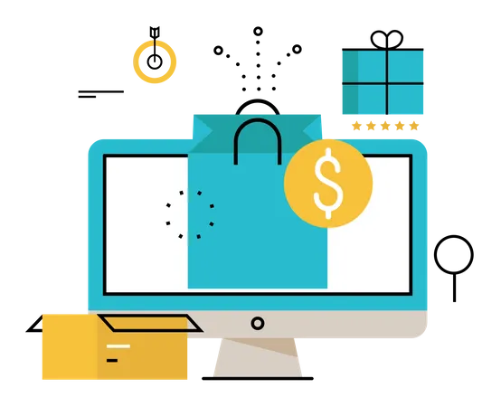 E-Commerce  Illustration