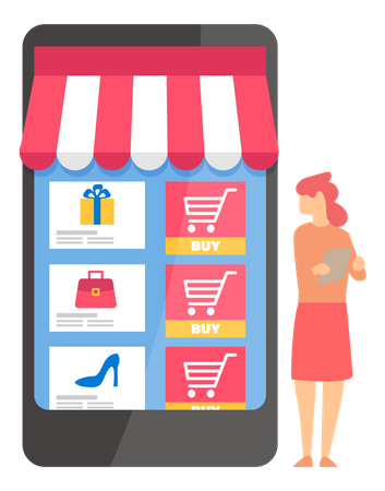 E commerce  Illustration