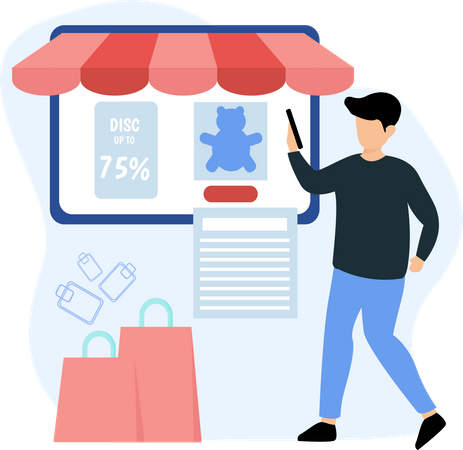 E Commerce  Illustration