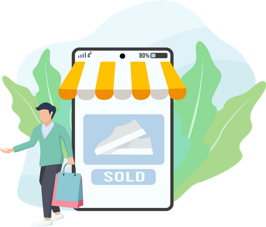 E Commerce  Illustration