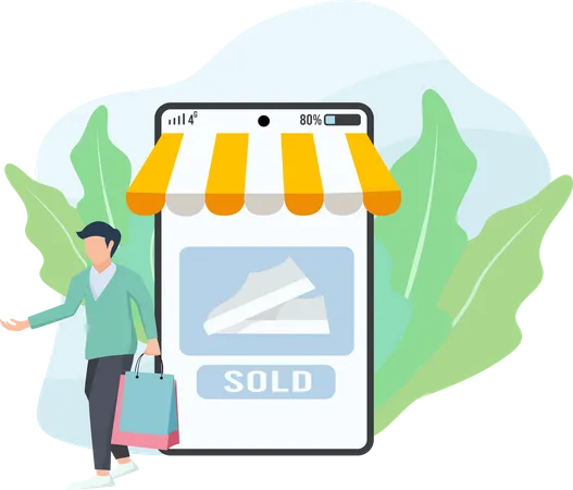 E Commerce  Illustration