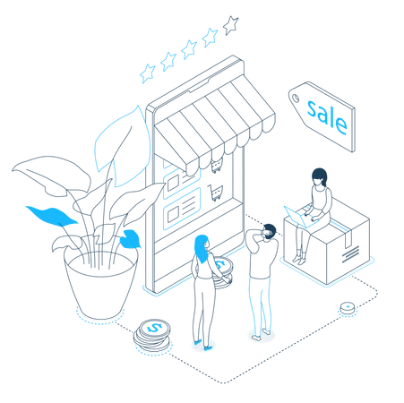 E-commerce  Illustration