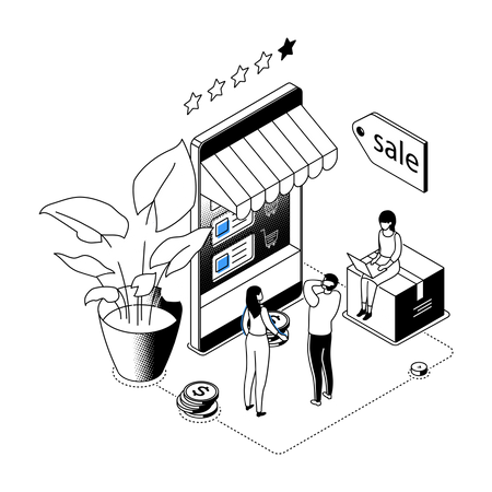 E-commerce  Illustration