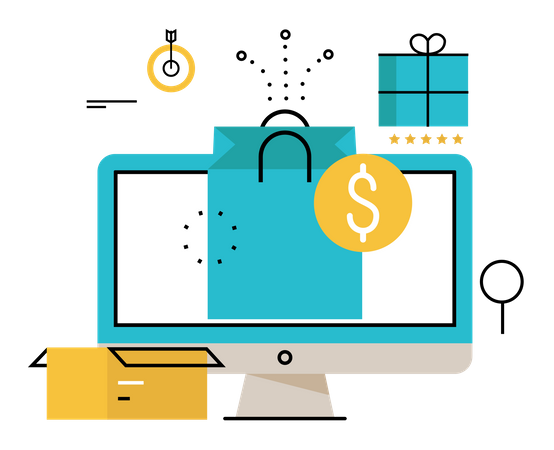 E-Commerce  Illustration