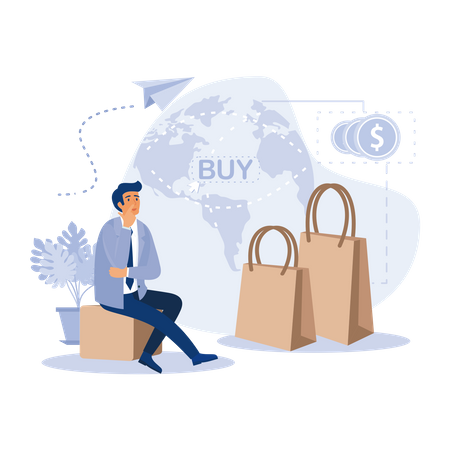 E-Commerce  Illustration