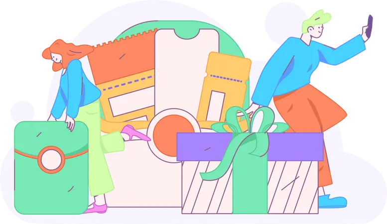 E-commerce marketing  Illustration