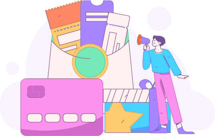 E-commerce marketing  Illustration