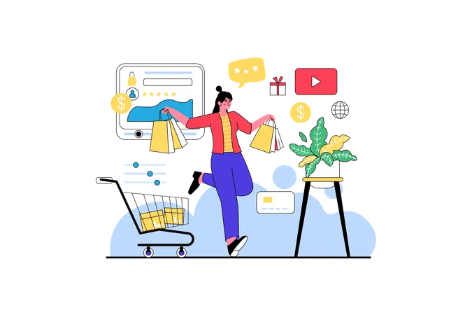 E-commerce Platform Illustration