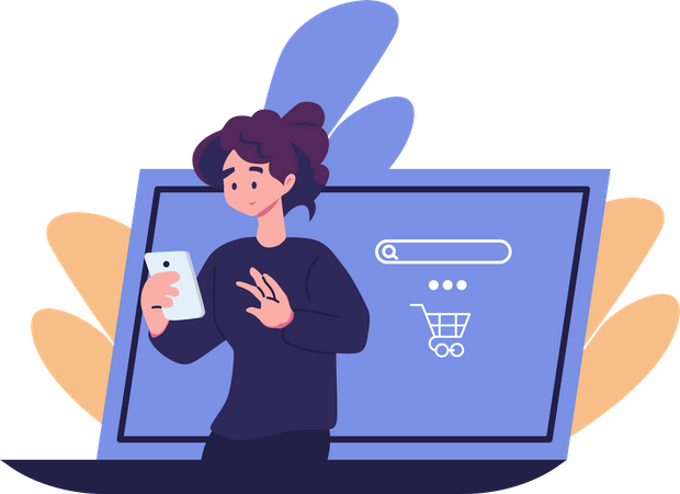 E-commerce platform  Illustration