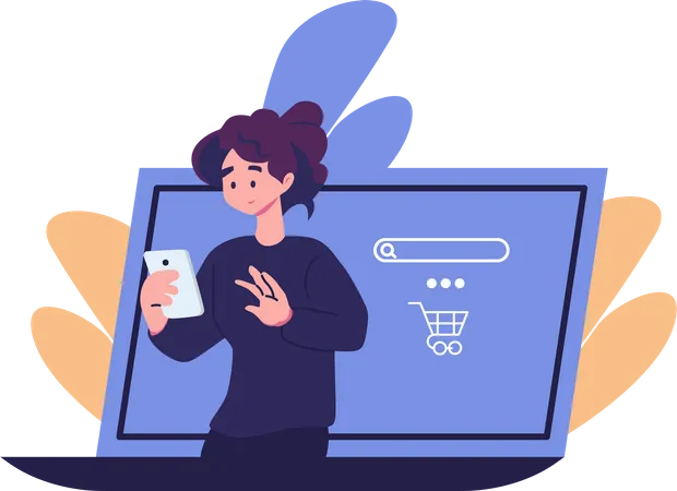 E-commerce platform  Illustration