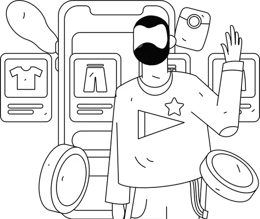E Commerce Purchase  Illustration