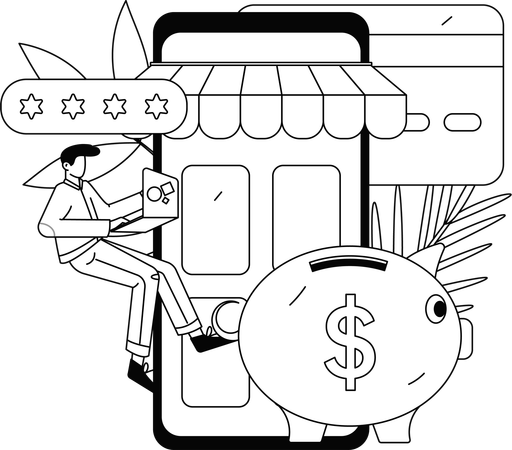 E Commerce Purchase  Illustration