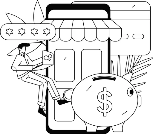 E Commerce Purchase  Illustration