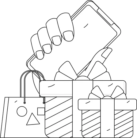 E-commerce savings  Illustration