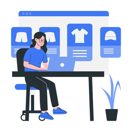 E-Commerce-Websites  Illustration