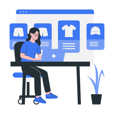 E-commerce websites  Illustration