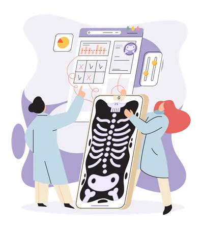 E-health service  Illustration
