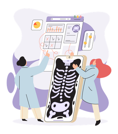 E-health service  Illustration