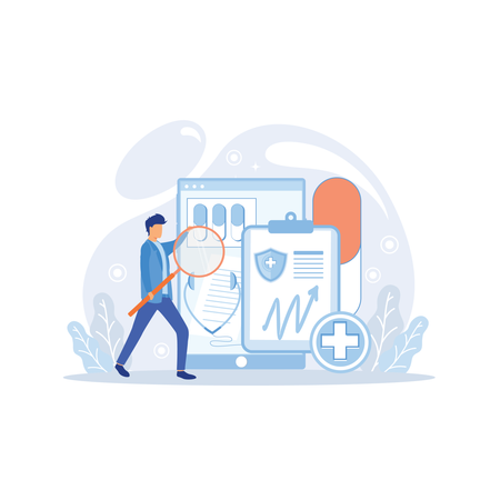 E Healthcare Service  Illustration