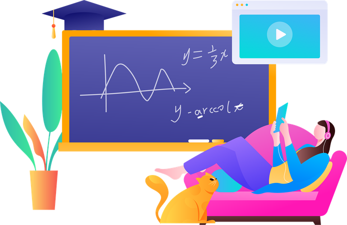 E-Learning  Illustration