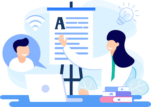 E-learning  Illustration