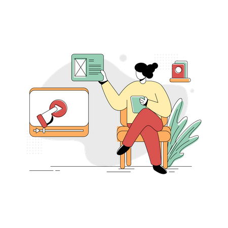 E-Learning  Illustration