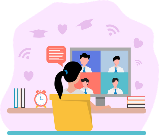E learning  Illustration
