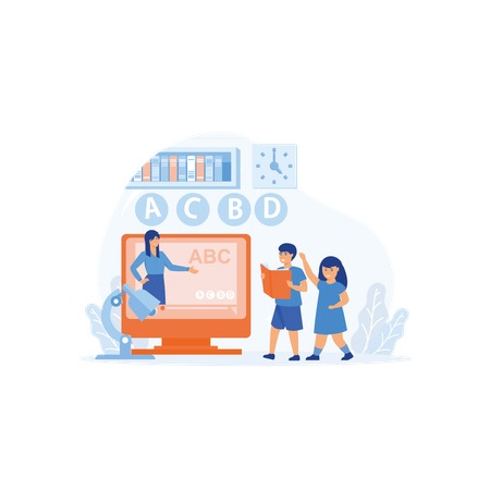 E learning  Illustration