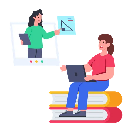 E-Learning  Illustration